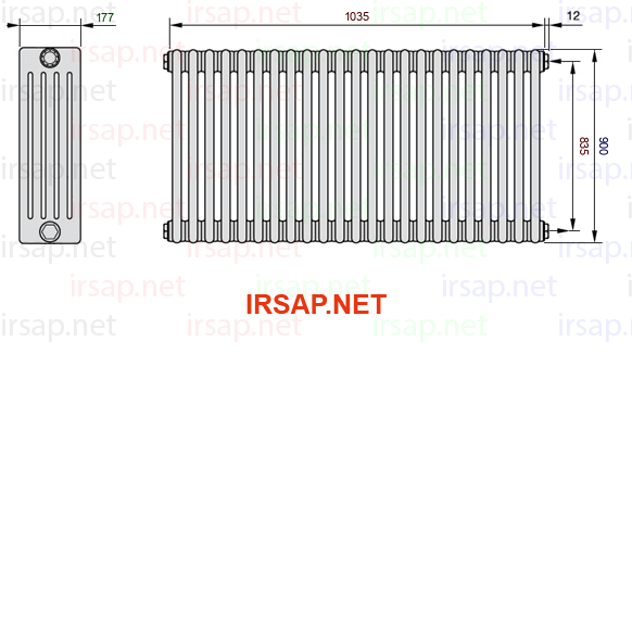 Радиатор IRSAP Tesi 50900/23 T02 CL 01